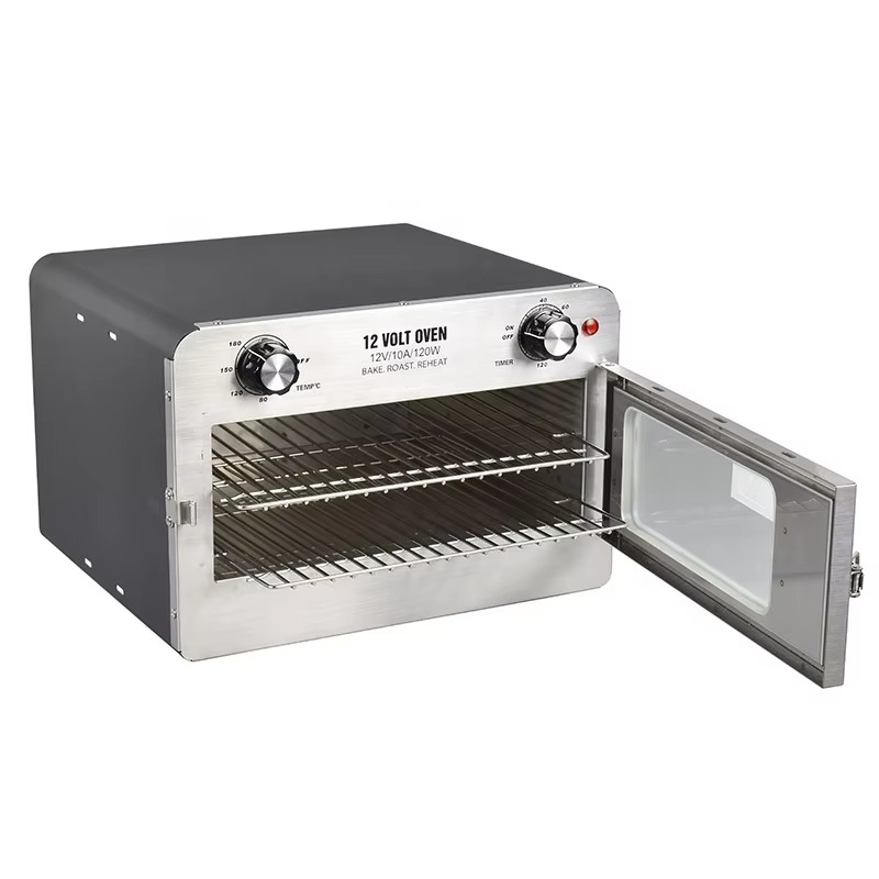 Toaster - เตาอบไมโครเวฟสำหรับรถยนต์แบบพกพา 12V 120W ระดับมืออาชีพ เครื่องปิ้งขนมปังไฟฟ้า เครื่องอุ่นอาหาร