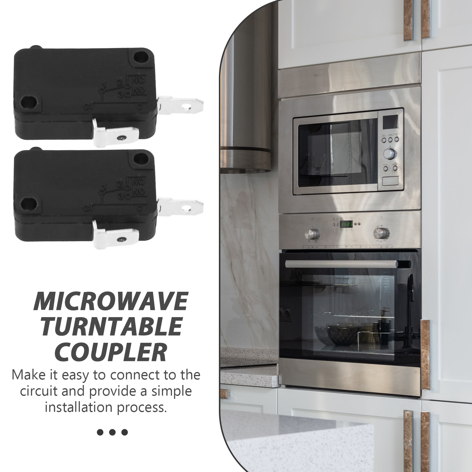 2 ชิ้น ไมโครสวิตช์ 2 ขา ปกติเป - Microwave Oven บทวิจารณ์และราคา