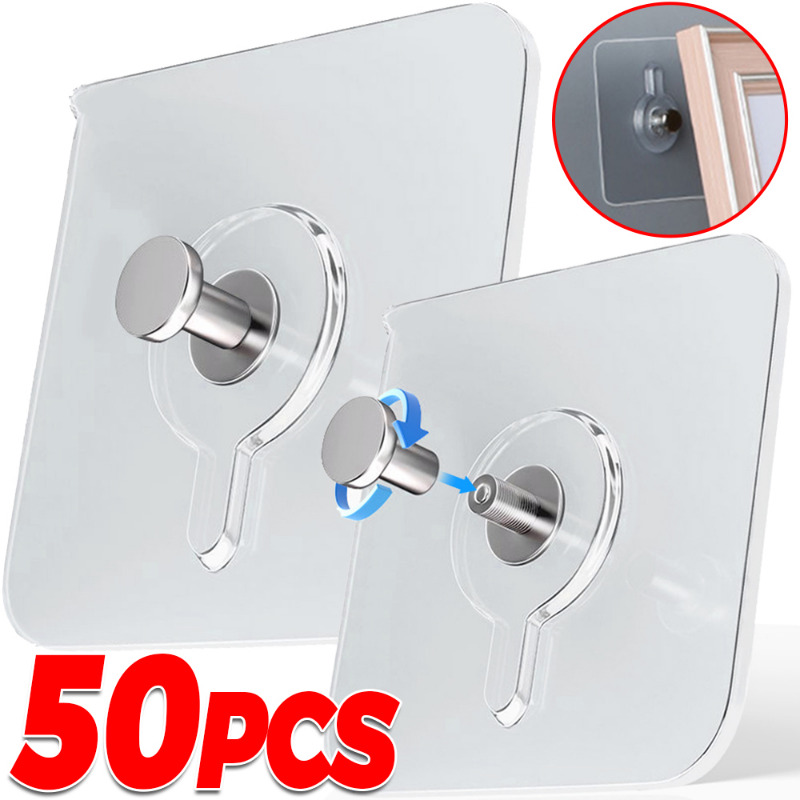 ตะขอแขวนผนังแบบกาวติดแน่น แข็ง - Kitchen Appliances Cabinet บทวิจารณ์และราคา