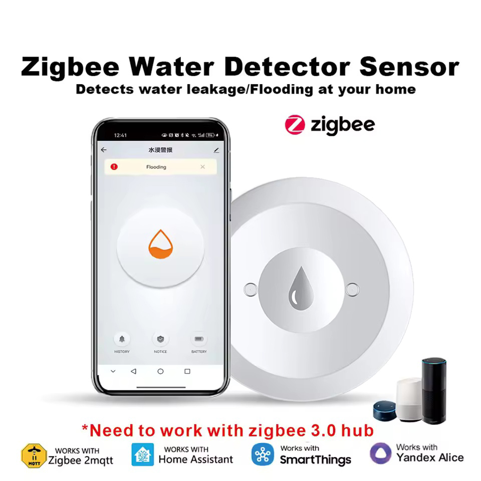 เซ็นเซอร์ตรวจจับน้ำรั่วซึม Zig - Kitchen Appliances Video บทวิจารณ์และราคา