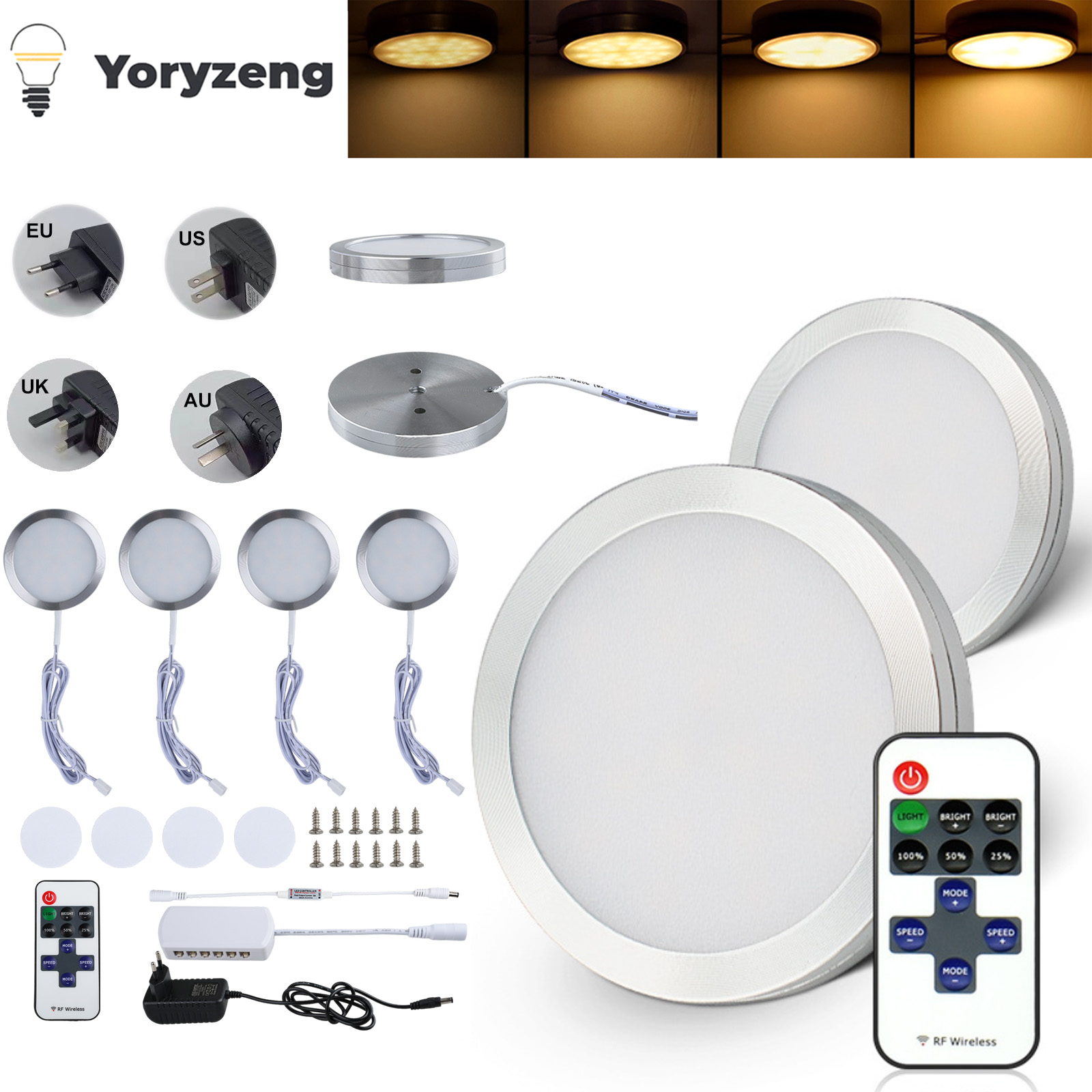 ภายใต้ตู้ LED ไฟกลางคืนจอแสดงผ - Kitchen Appliances Cabinet บทวิจารณ์และราคา