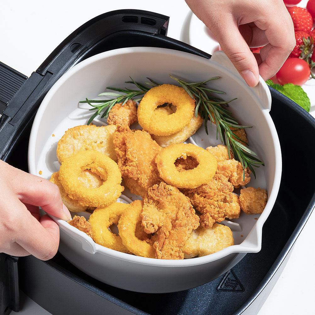 แผ่นรองอบซิลิโคนสำหรับหม้อทอดไ - Air Fryer บทวิจารณ์และราคา