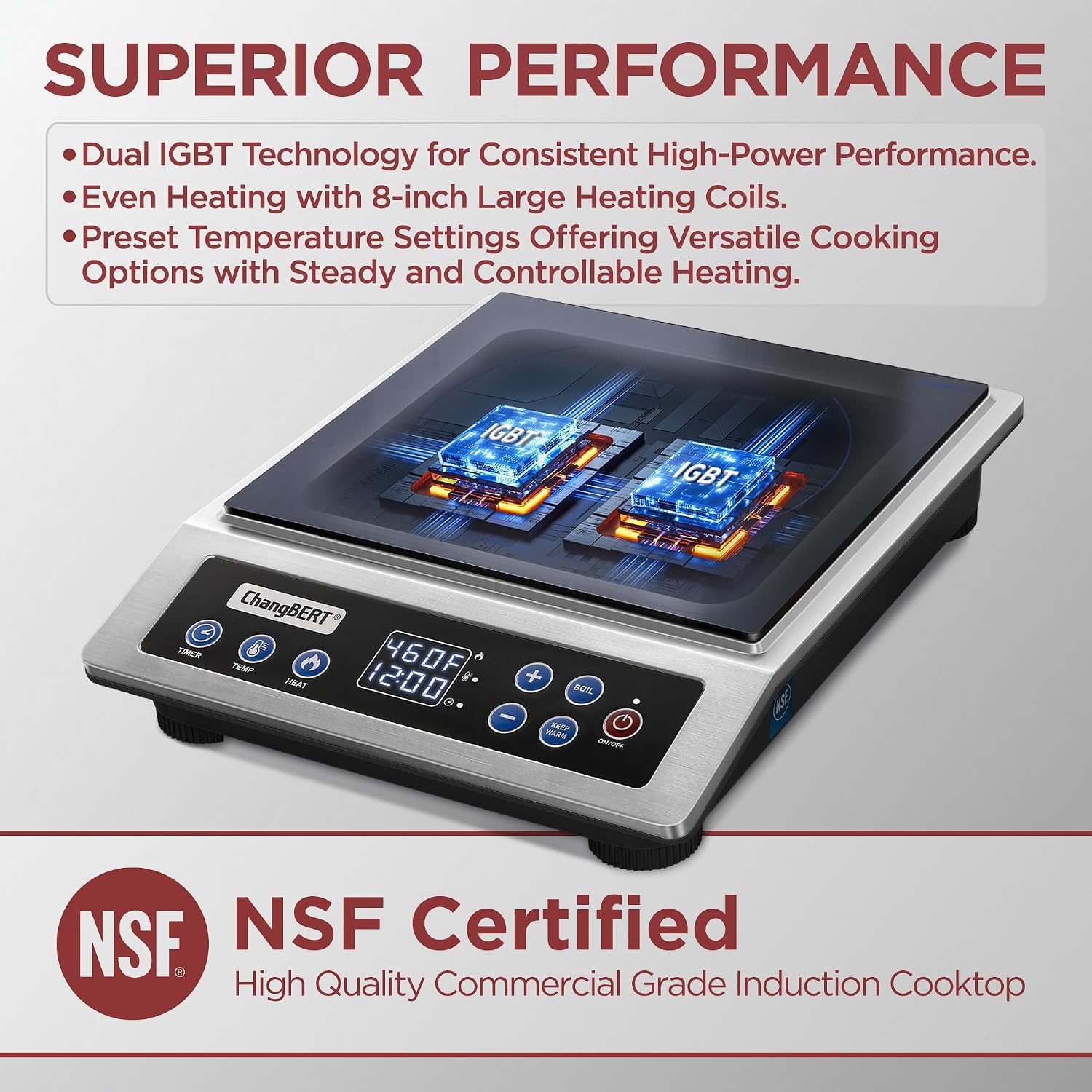 เตาแม่เหล็กไฟฟ้าแบบพกพา รุ่นปร - Induction Cooktop Portable บทวิจารณ์และราคา