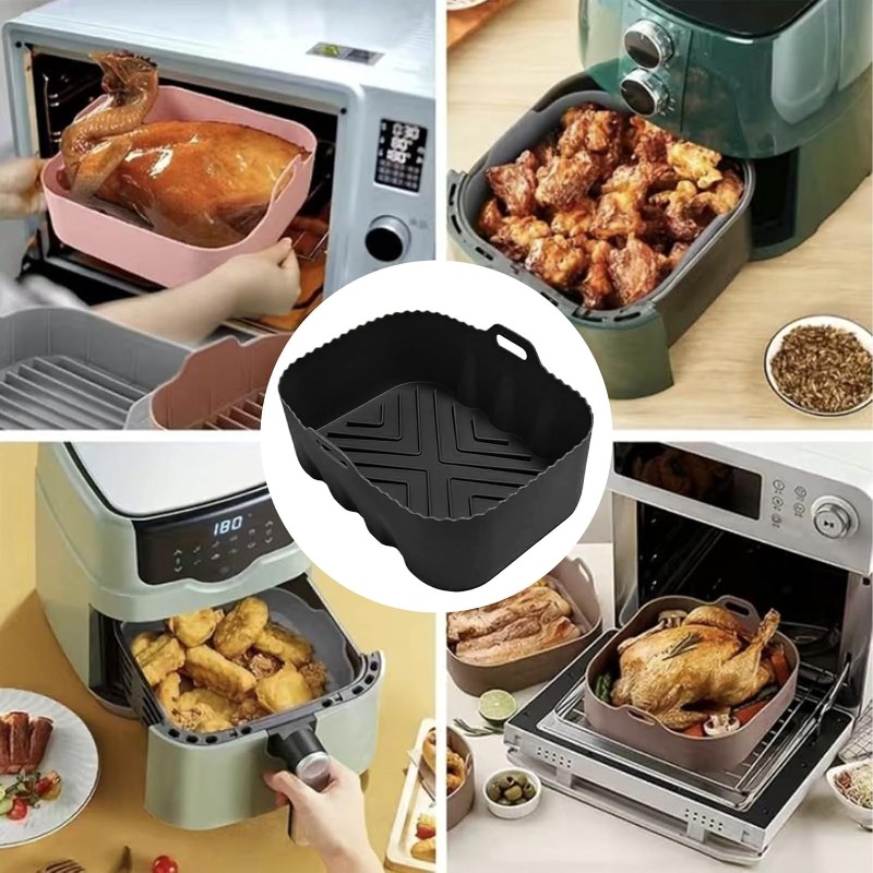 แผ่นรองซิลิโคนสำหรับหม้อทอดไร้ - Toaster บทวิจารณ์และราคา